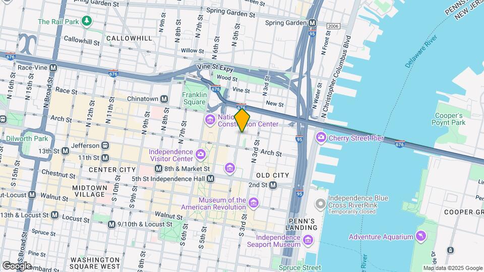 125 N 4th St, Unit 407 Map and Location Details