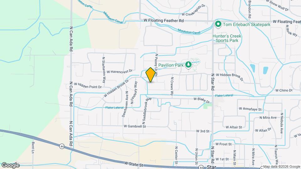 11887 W Box Canyon St Map and Location Details