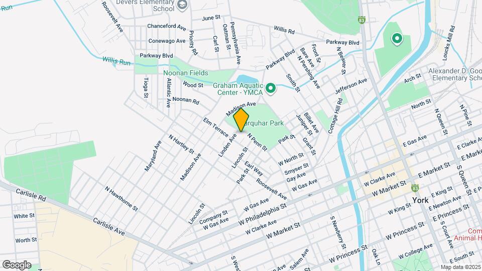 424 Linden Ave Mapa y Detalles de la Ubicación