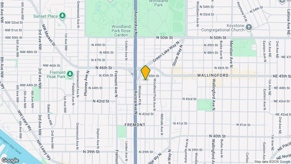 4457 Whitman Ave N Map and Location Details