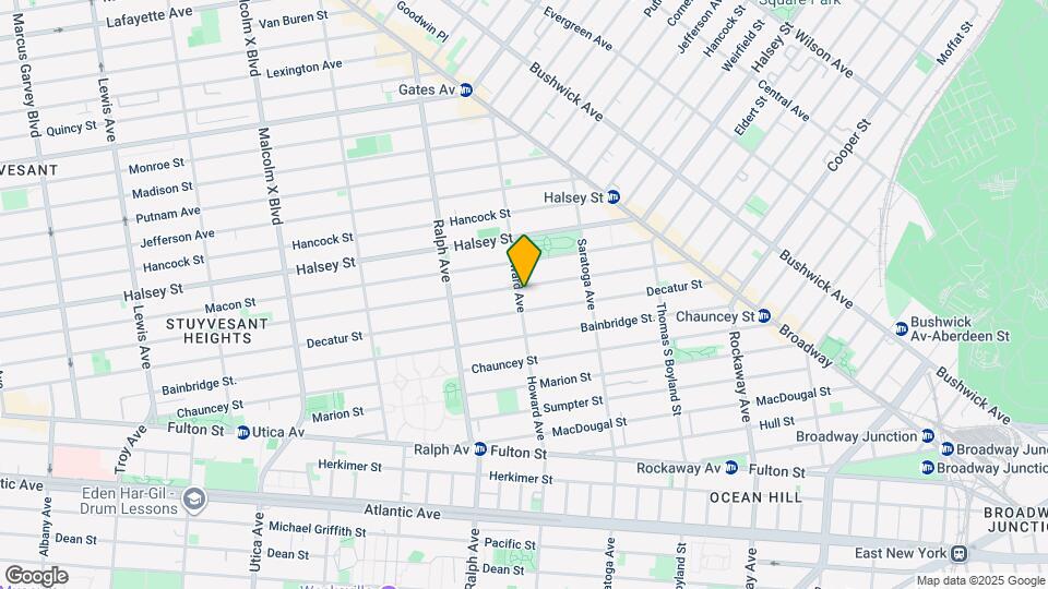 656 MacDonough St Map and Location Details