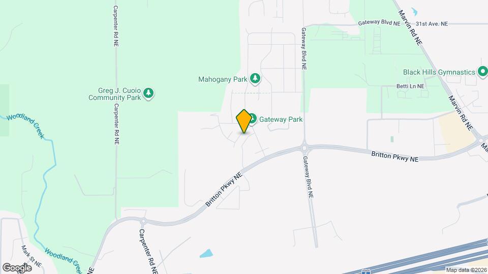 6729 Birdseye Ave NE Map and Location Details