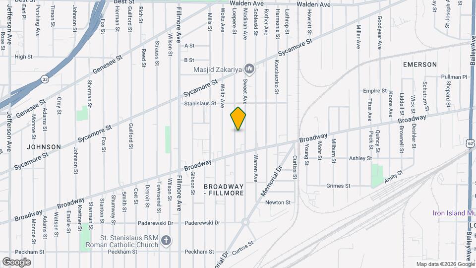 43 Loepere St Mapa y Detalles de la Ubicación