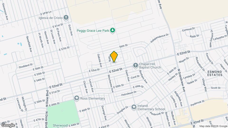 1747 E 53rd St Map and Location Details