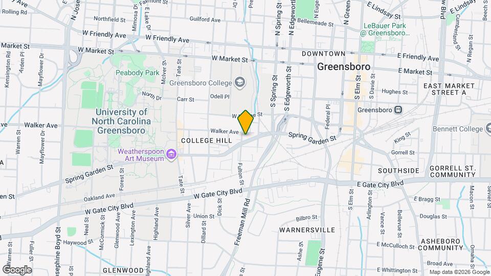 604 Spring Garden St Map and Location Details