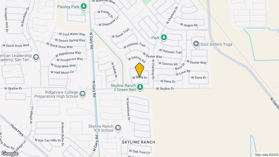 819 W Dana Dr Map and Location Details