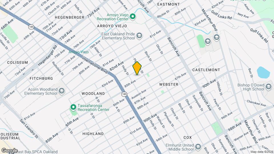 1637 85th Ave Map and Location Details