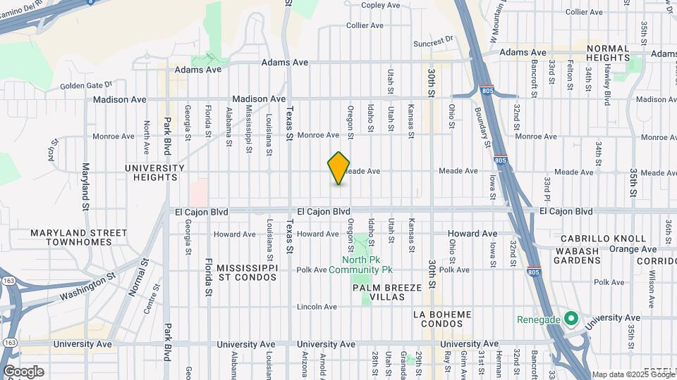 4347 1/2 Hamilton St Map and Location Details