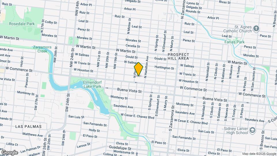 3224 W Houston St Map and Location Details