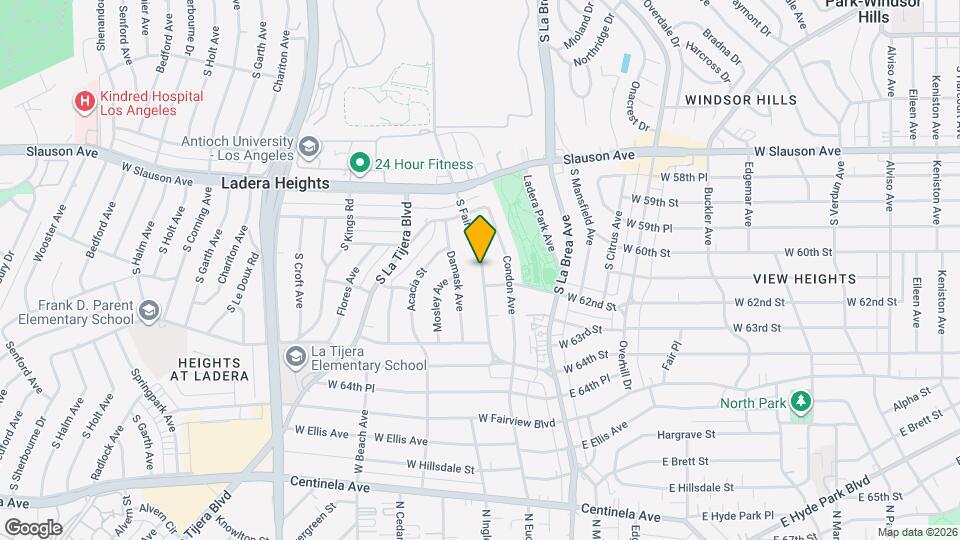 6113 S Fairfax Ave Mapa y Detalles de la Ubicación