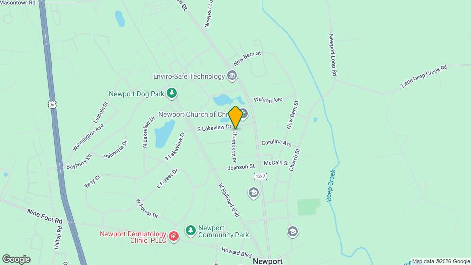 2108 Thompson Dr Map and Location Details