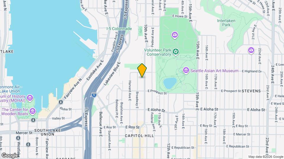 1133 10th Ave E Map and Location Details