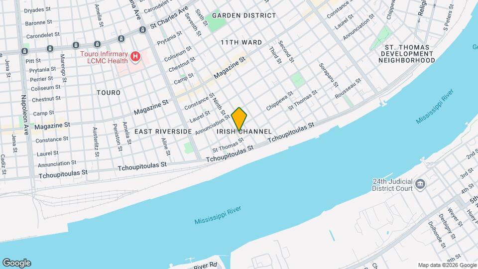 619 Ninth St, Unit Left Map and Location Details