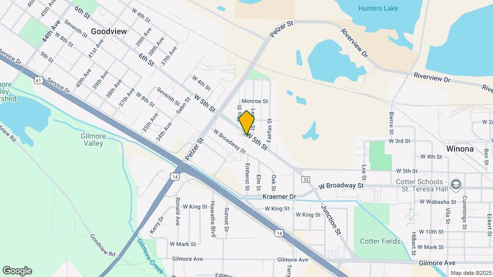 1721 W 5th St Map and Location Details