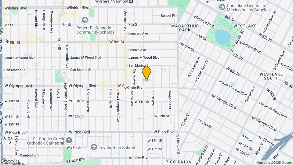 978 S Westmoreland Ave Map and Location Details