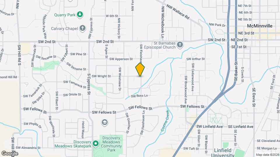 1302 SW Wright St Map and Location Details