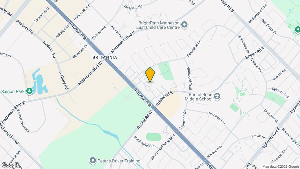 85 Bristol Rd E Map and Location Details