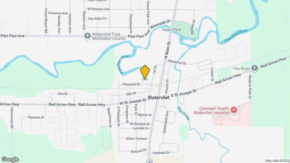 234 W Pleasant St Map and Location Details