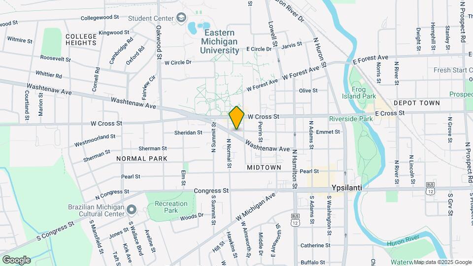712 Washtenaw Ave Mapa y Detalles de la Ubicación