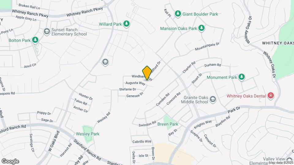 2833 Augusta Way Map and Location Details