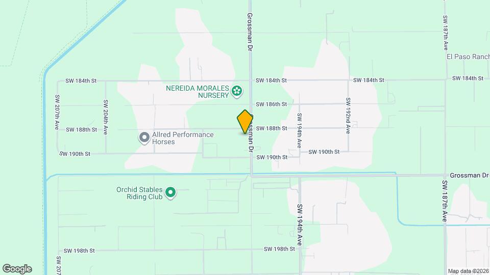 18850 SW 197th Ave Mapa y Detalles de la Ubicación