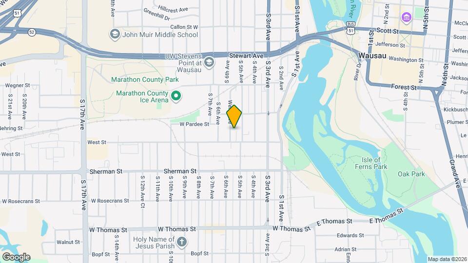 725 Werle Ave Map and Location Details