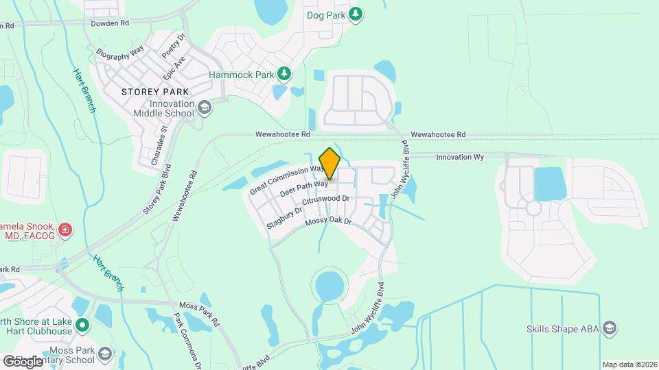 11912 Deer Path Way Map and Location Details