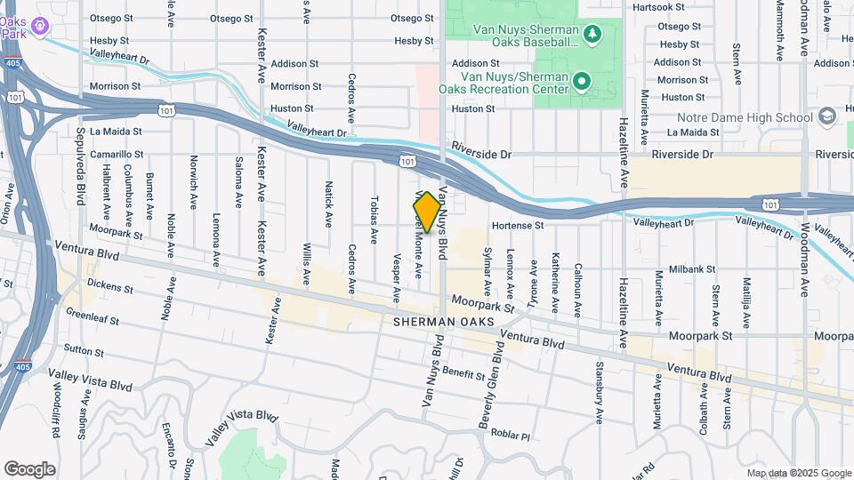 4540 Vista Del Monte Ave, Unit Unit 6 Mapa y Detalles de la Ubicación