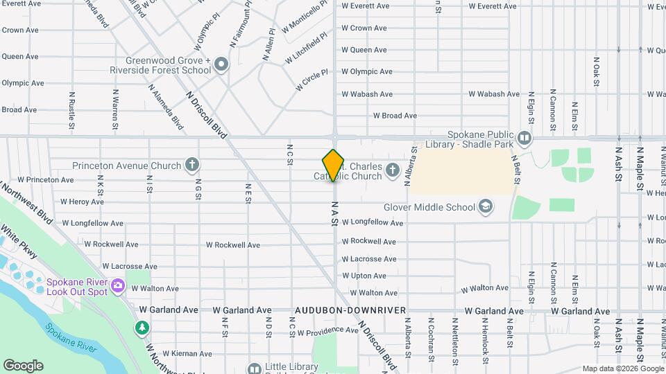 2903 W Princeton Ave Map and Location Details