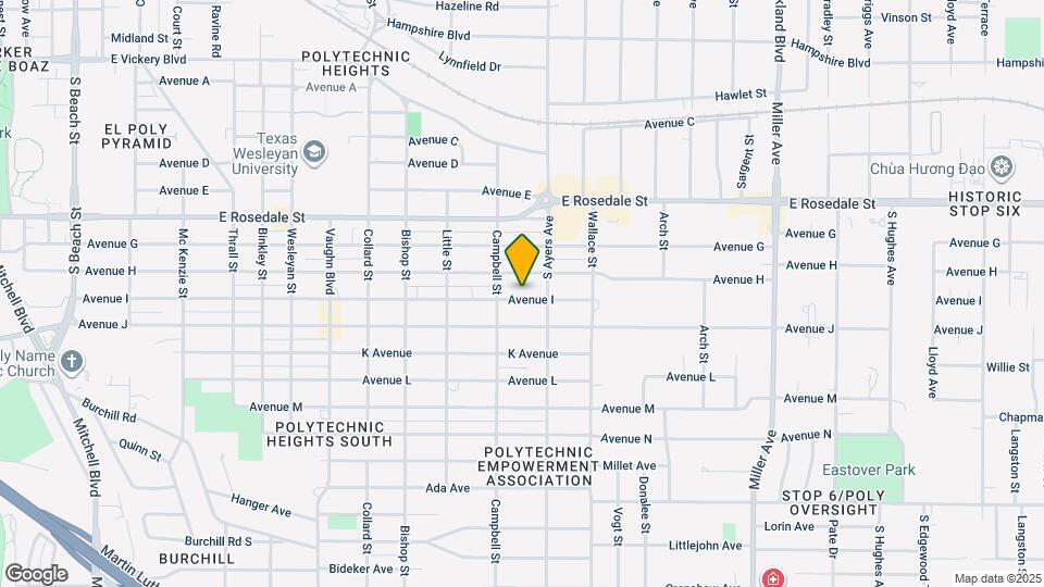 3621 Avenue I Map and Location Details