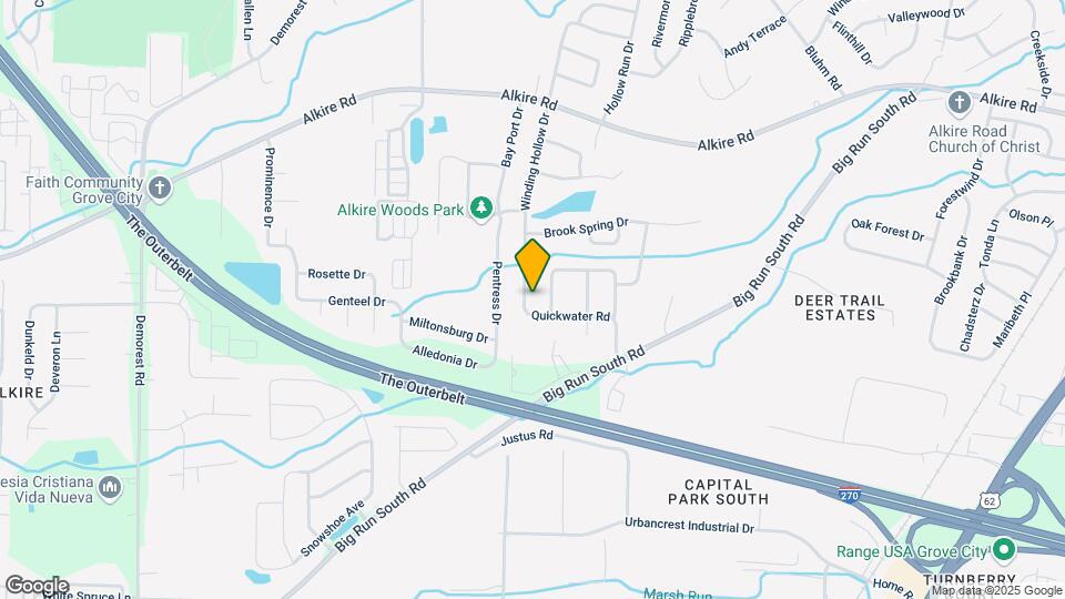2130 Winding Hollow Dr Mapa y Detalles de la Ubicación