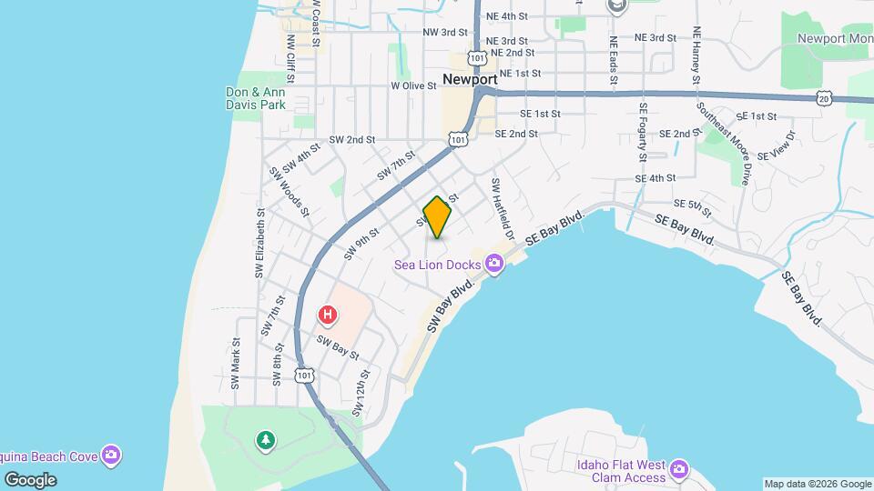 1112 SW Hurbert St Map and Location Details