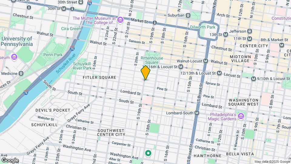 1836 Delancey St Map and Location Details