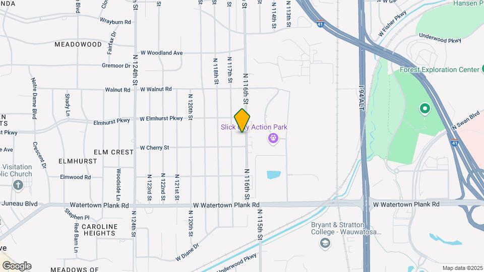 1531 N 116th St Map and Location Details
