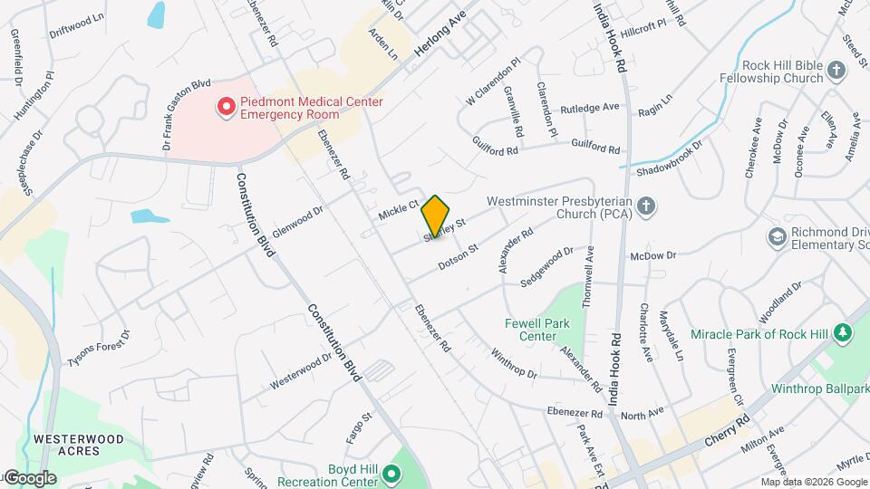 154 Shurley St Map and Location Details