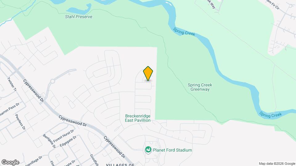 5718 Sycamore Glen Dr Map and Location Details