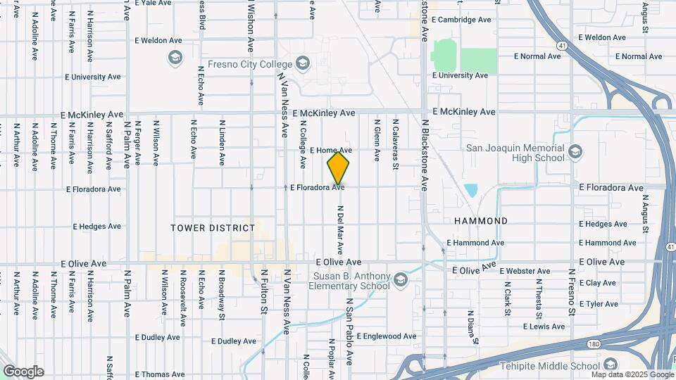 1220-1240 E Floradora Ave Mapa y Detalles de la Ubicación