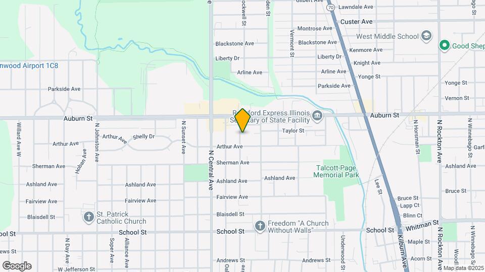 1017 Irving Ave Map and Location Details