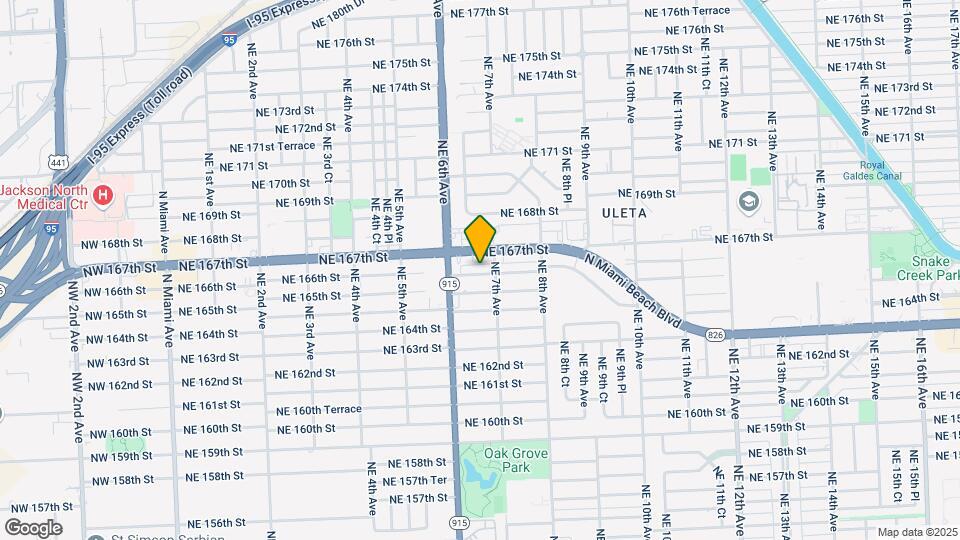 645-655 NE 166th St Map and Location Details