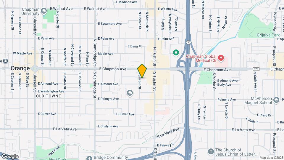 171 S Lincoln St Map and Location Details