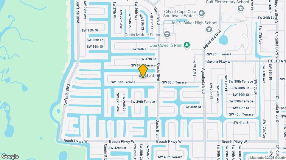 2533 SW 38th Terrace Map and Location Details