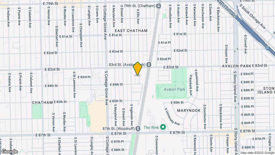 8334 S Ellis Ave Map and Location Details