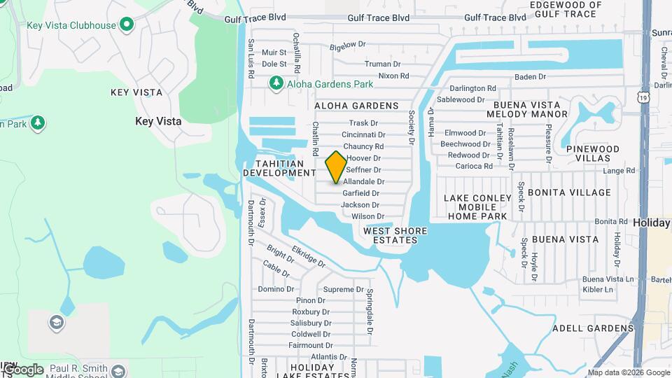 3327 Garfield Dr Mapa y Detalles de la Ubicación