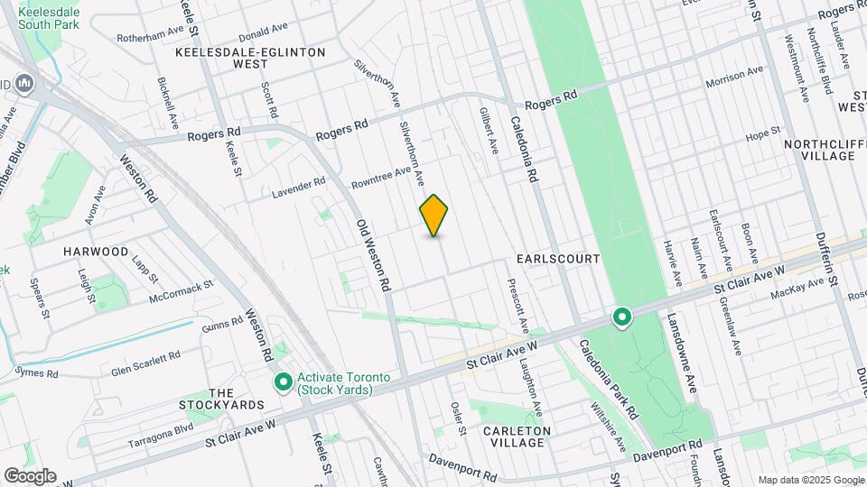 170 Silverthorn Ave Map and Location Details