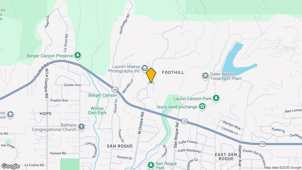 1112 N Ontare Rd Map and Location Details