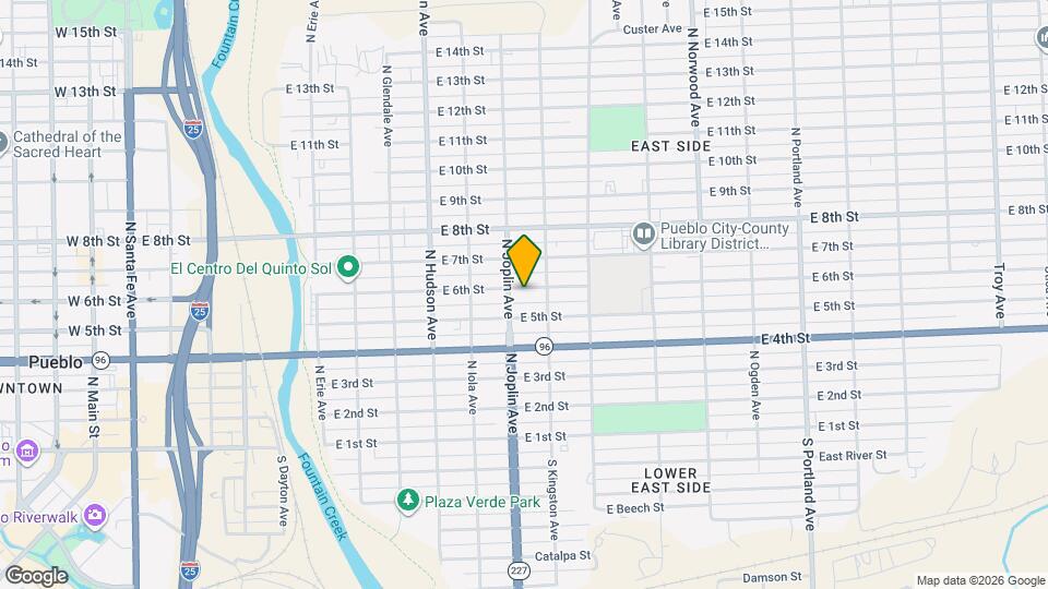 1110 E 6th St, Unit 1110 Mapa y Detalles de la Ubicación
