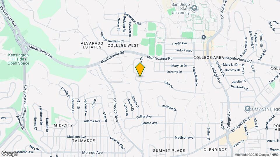 4918 Chaparral Way Map and Location Details