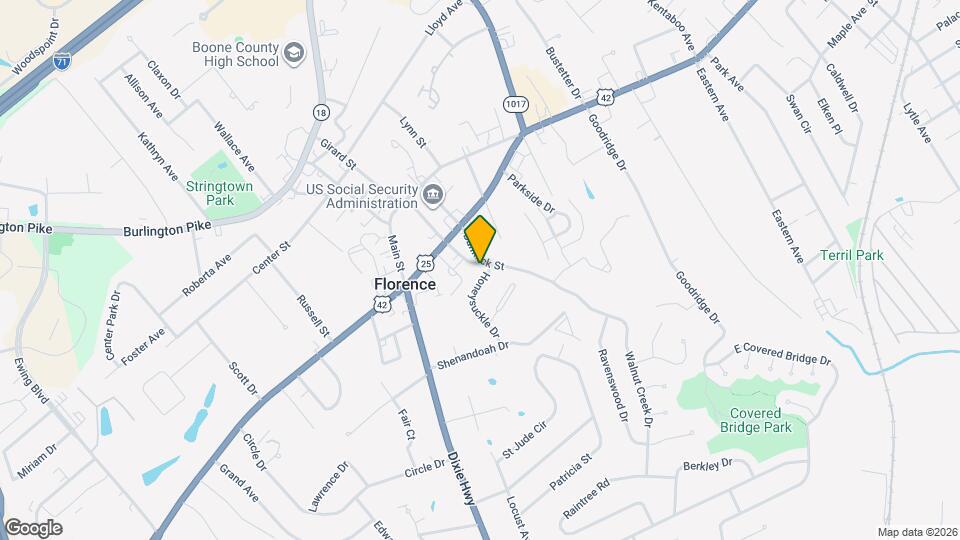 132 Honeysuckle Dr Mapa y Detalles de la Ubicación