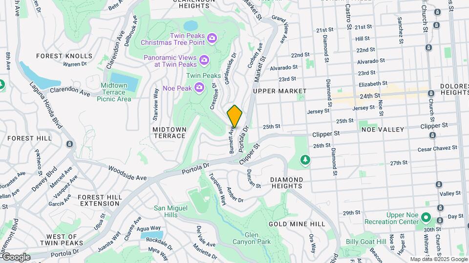 855 Burnett Ave Map and Location Details