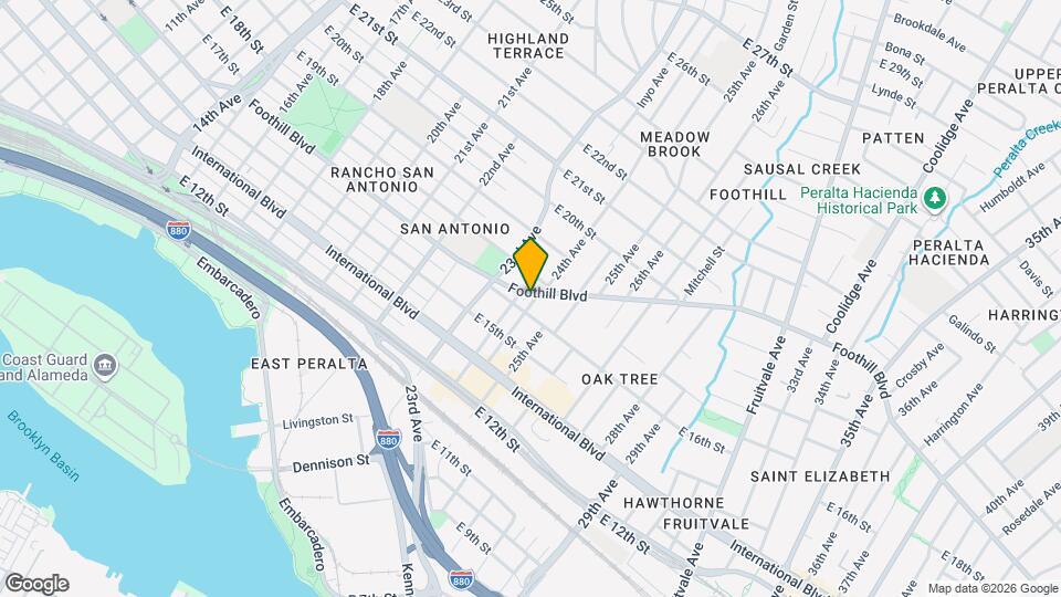 2373 Foothill Blvd, Unit D Map and Location Details